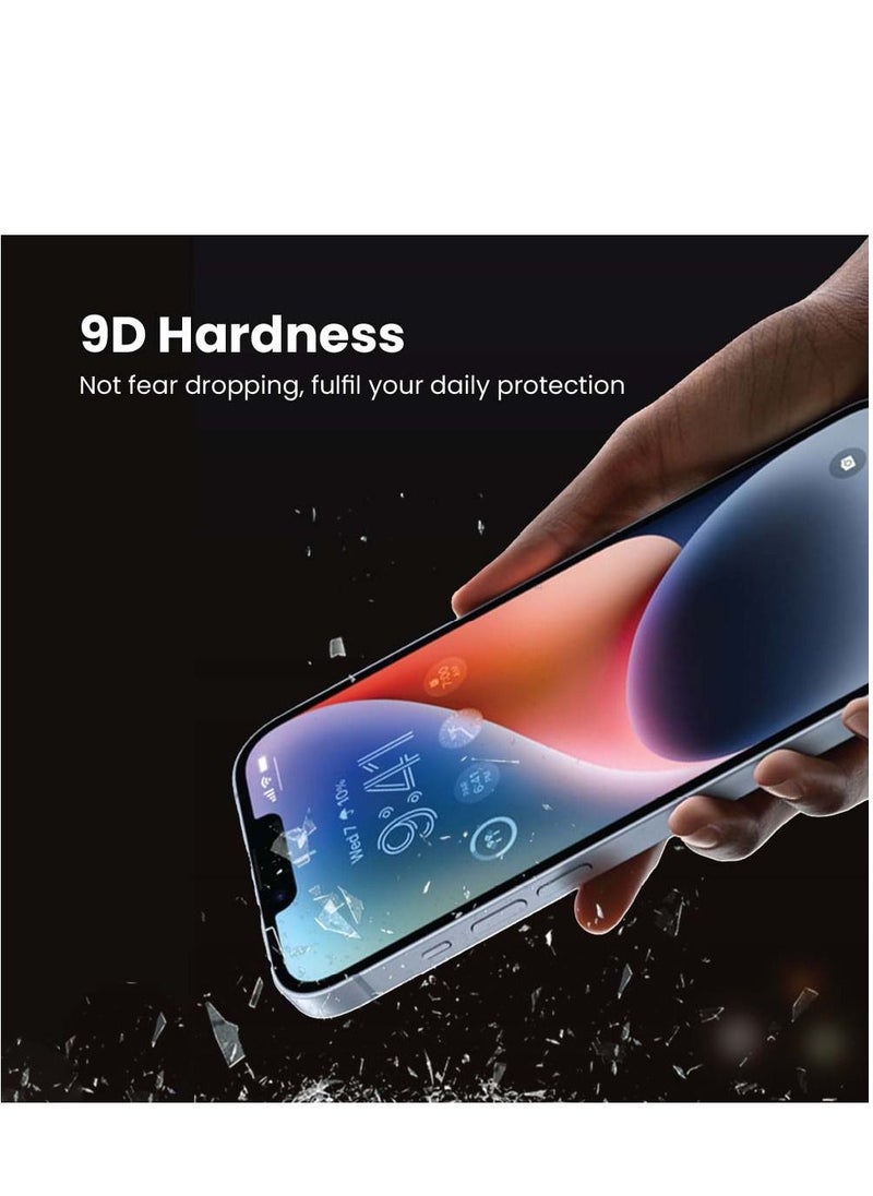 Brave - Premium 9H Tempered Glass Screen Protector for iPhone 14 Pro Max 6.7inch Unbreakable Edge to Edge Coverage Bubble Free, HD Clear, Anti-Scratch, Anti Crack, Easy Installation Including Easy Align Tray - Image 1