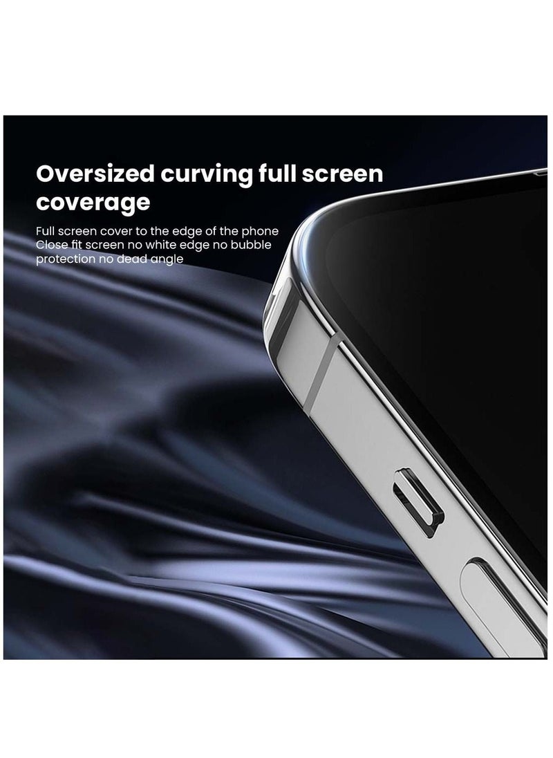 Brave - Premium 9H Tempered Glass Screen Protector for iPhone 14 Pro Max 6.7inch Unbreakable Edge to Edge Coverage Bubble Free, HD Clear, Anti-Scratch, Anti Crack, Easy Installation Including Easy Align Tray - Image 1