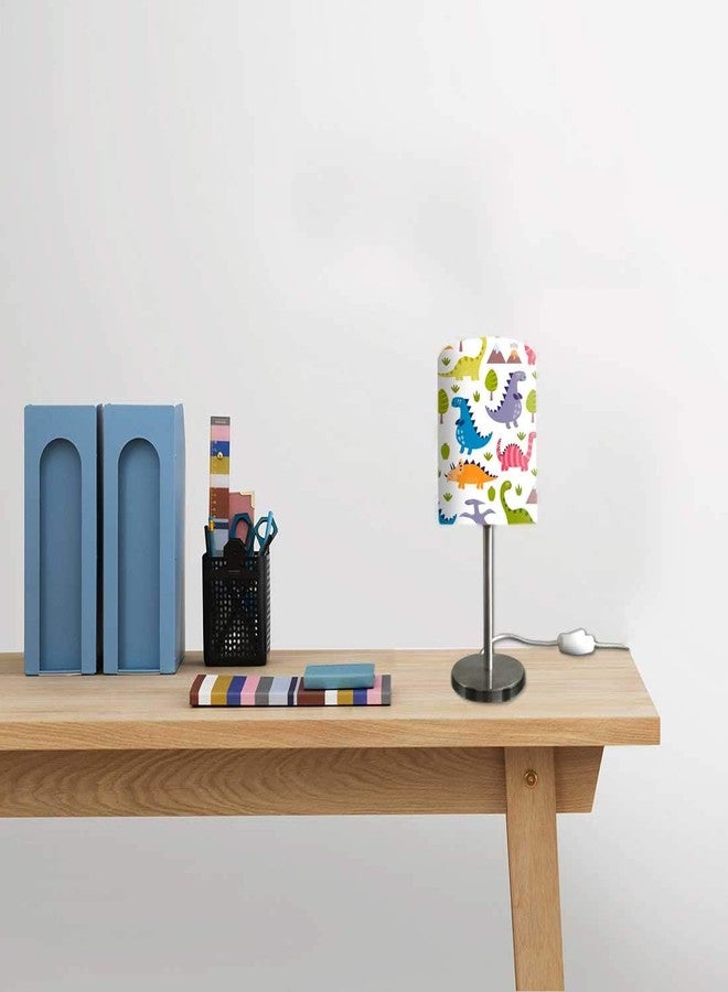 Nutcase Designer Small Table Lamp Multicolor Night Light for Children�s Room � 13 inches Tall - Return Gifts for Kids Birthday - Dinosaur Love - Image 2