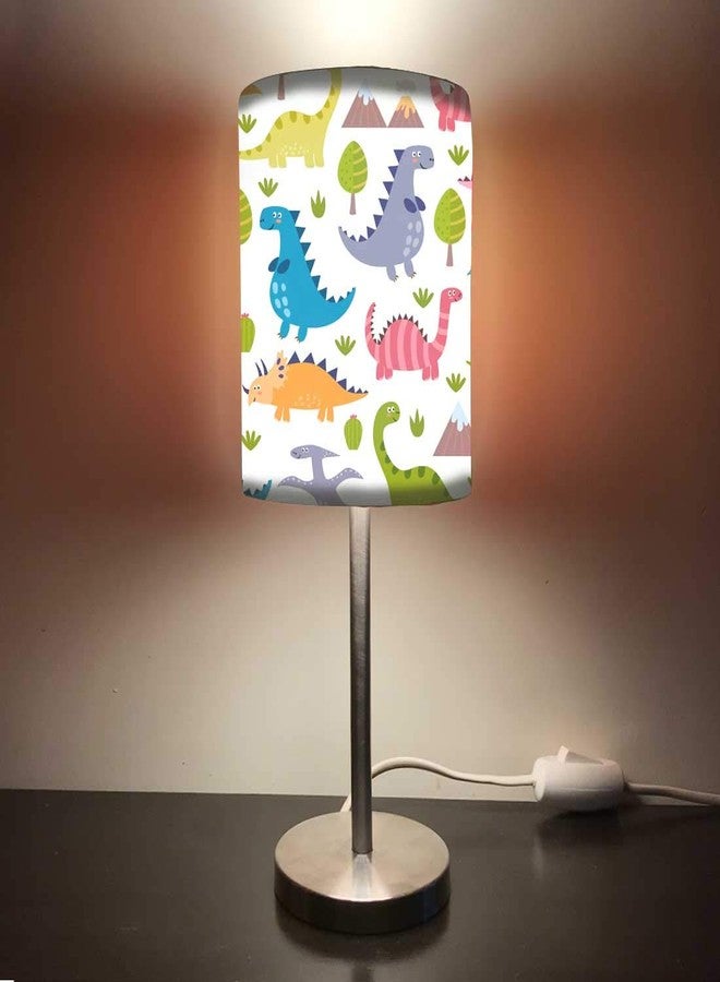 Nutcase Designer Small Table Lamp Multicolor Night Light for Children�s Room � 13 inches Tall - Return Gifts for Kids Birthday - Dinosaur Love - Image 5