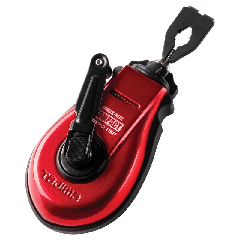 TAJIMA Chalk-Rite COMPACT Snap-Line - Extra Bold 1.0 mm Chalk Box with Steamlined Design & Bold Line - CR701SFR - Image 1