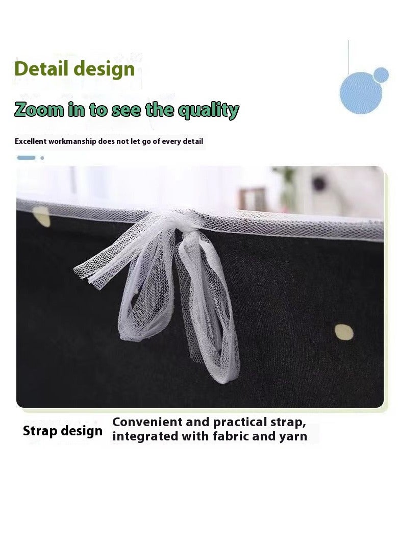 SISGL ستارة سرير مفرد من أبر ديك مع حامل وشبكة ناموسية - Image 3