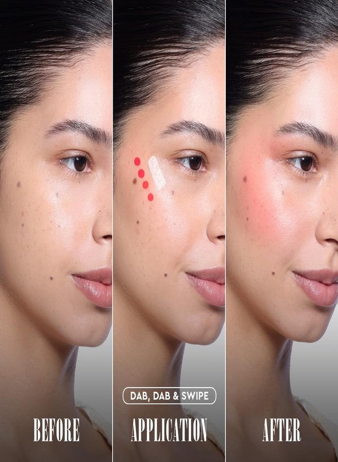 كيرو مجموعة كيرو جلو أون ذا جو 3 في 1 من الهايلايتر وأحمر الخدود - فجر سماوي، 3.5 مل | غنية بحمض الهيالورونيك والببتيدات | تركيبة نظيفة، نباتية، ومرطبة - Image 5