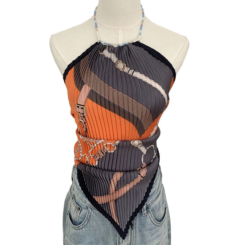 Dopamine Beach Outfit Halter Camisole Top - Image 5