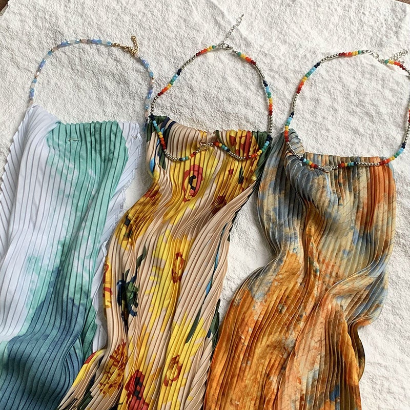 Dopamine Beach Outfit Halter Camisole Top - Image 2