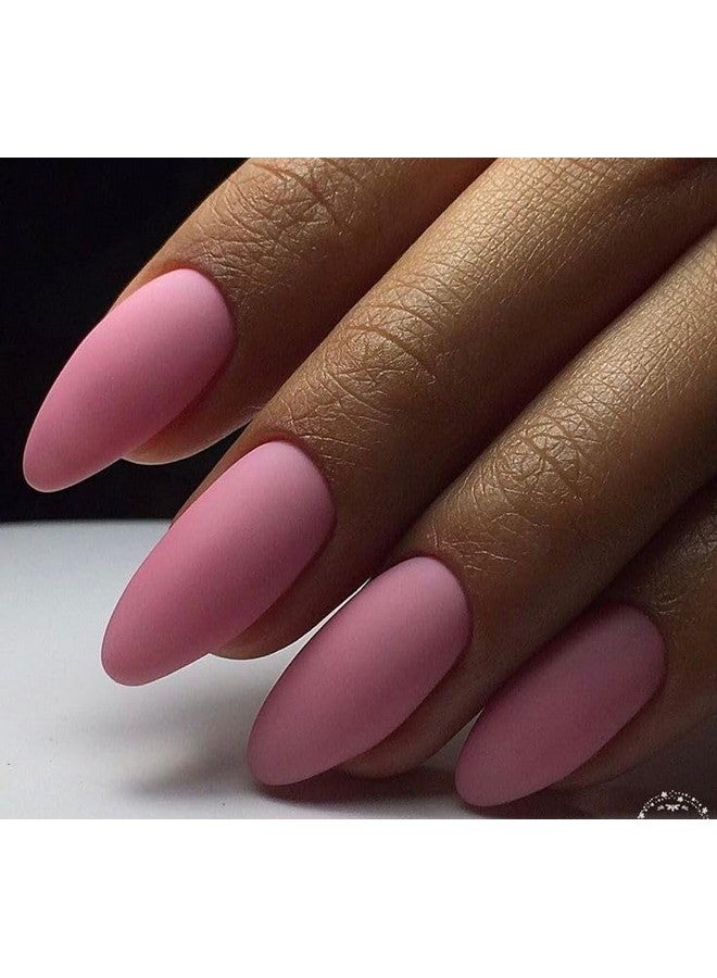 KLOSS BEAUTY French Kiss Short Round Matt Nails - Set Of 24 Reusable, Uv Treated Gel Finished Press-On Nails With Matt Finish (Nude) - Image 3