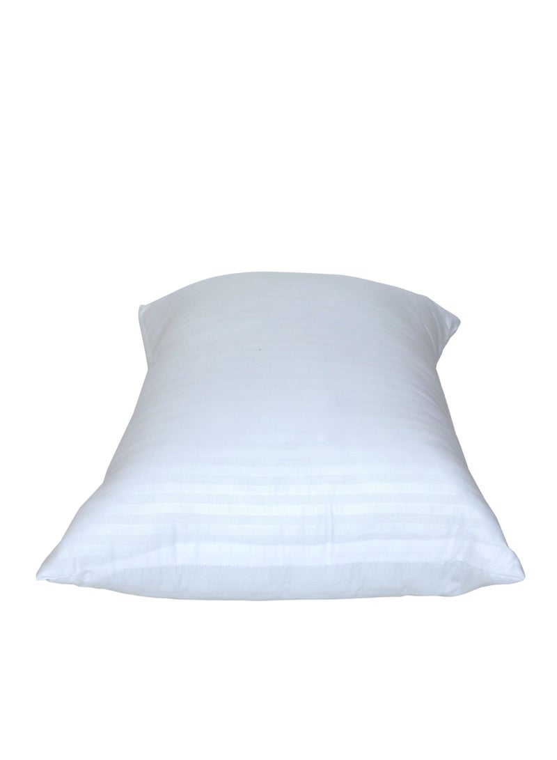 Zeenah Furniture Plain White Pillow Filled With 1000Gm Of Microfiber  50X75cm - Image 3