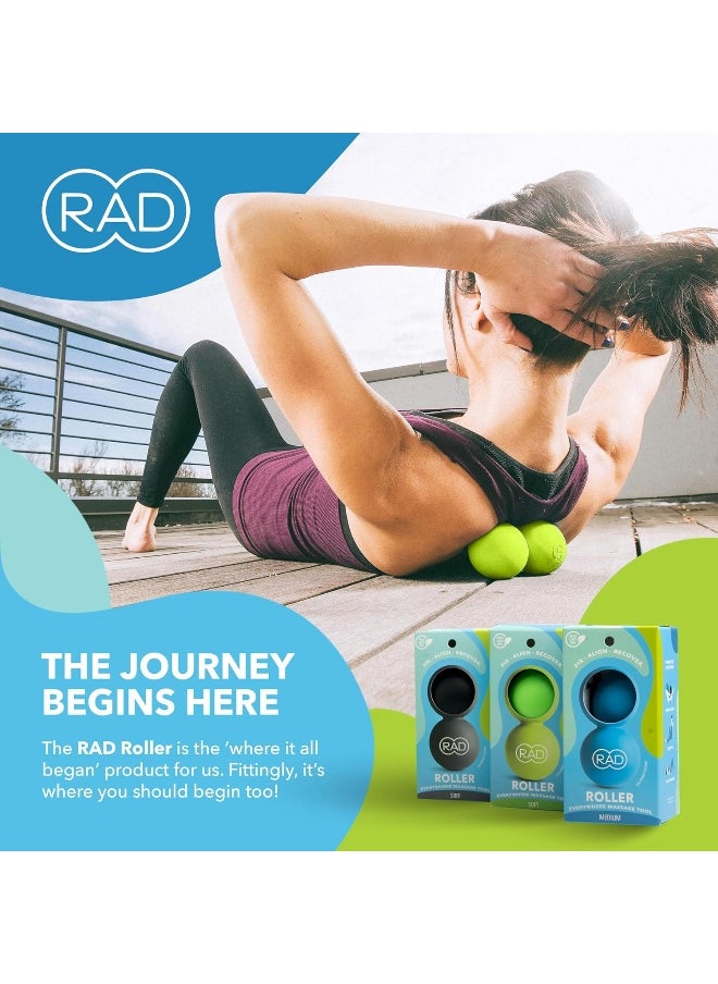 RAD RAD Roller Soft I Myofascial Release Tool I Low Density I Self Massage Mobility and Recovery I Green  - Image 5