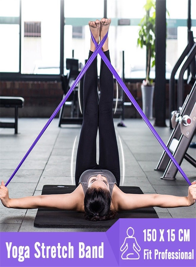 Generic 5 Pcs Pilates Ring Set Yoga Fitness Magic Circle Pilates Equipment for Home Workouts Fitness kit  - Image 4