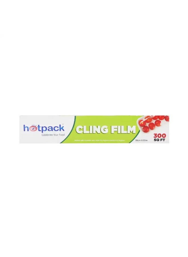 Hotpack Hotpack Cling Film for Wrapping Covering Fresh food Storage- 300 Sq Ft  - Image 1