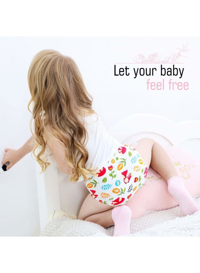 U0U Toddler Potty Training Pants 4 Pack,Cotton Training Underwear Size 2T,3T,4T,Potty Underwear for Girls Mul M - Image 2