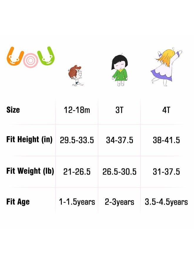 U0U Toddler Potty Training Pants 4 Pack,Cotton Training Underwear Size 2T,3T,4T,Potty Underwear for Girls Mul M - Image 5