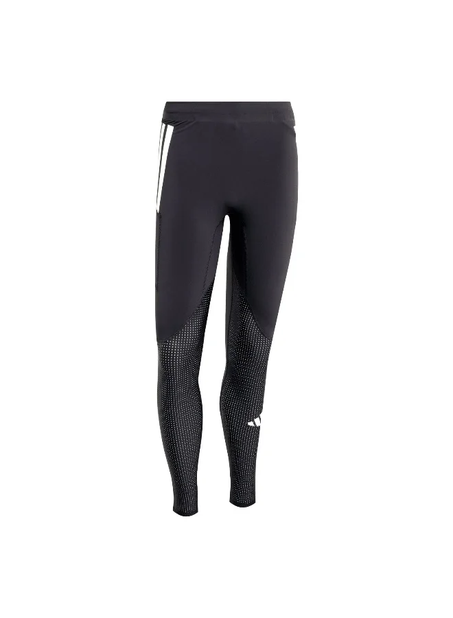 Adidas Adidas Adizero L Tg M Black Running Tights For Men XS