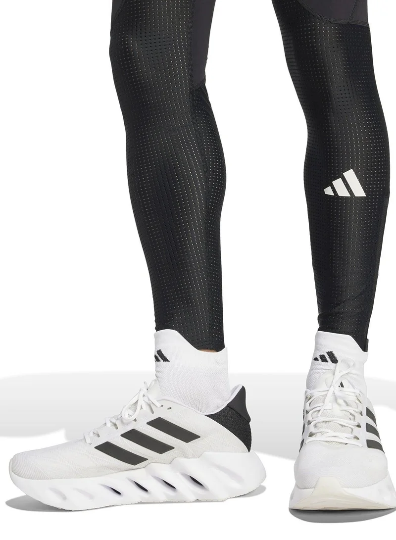 Adidas Adizero L Tg M Black Running Tights For Men XS