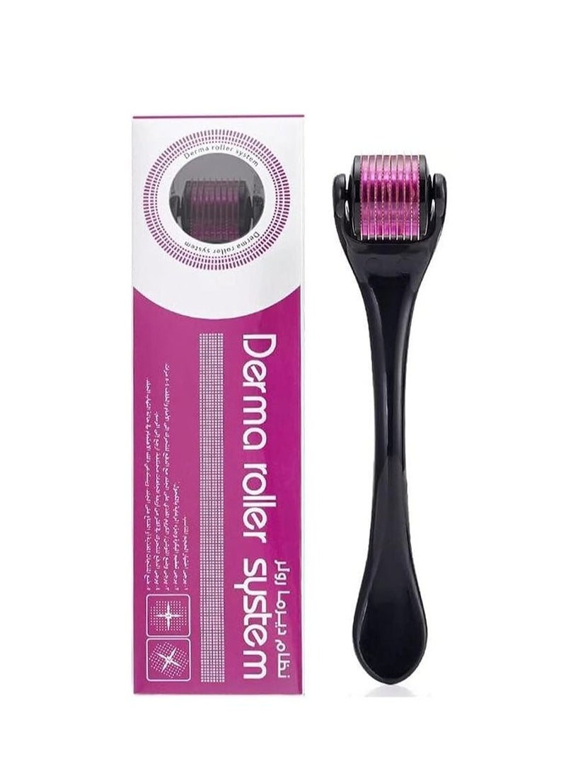 Derma Roller - 540 Microneedle Roller Skin Care System Hair Growth for Women and Men (0.2mm) - Image 1