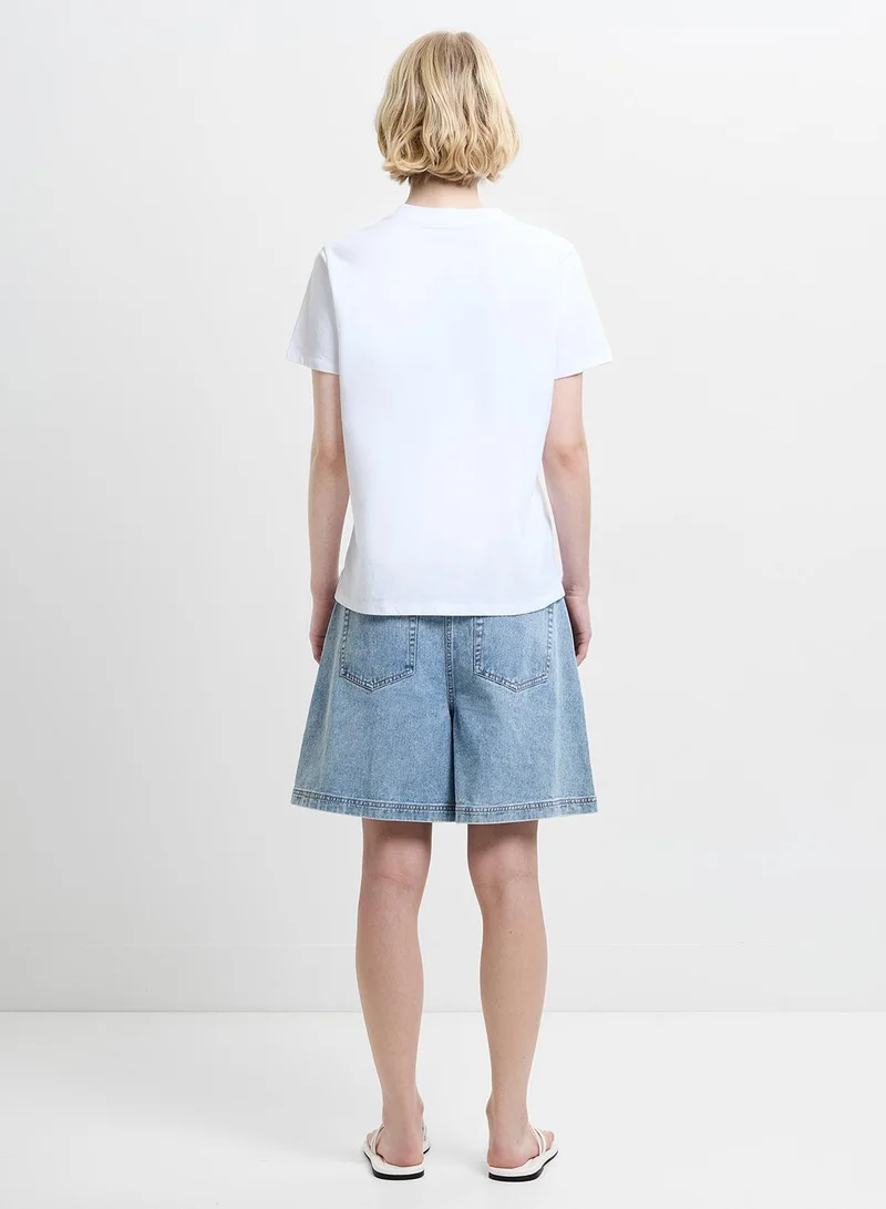 فرنش كونكشن Life Is A Beach T Shirt