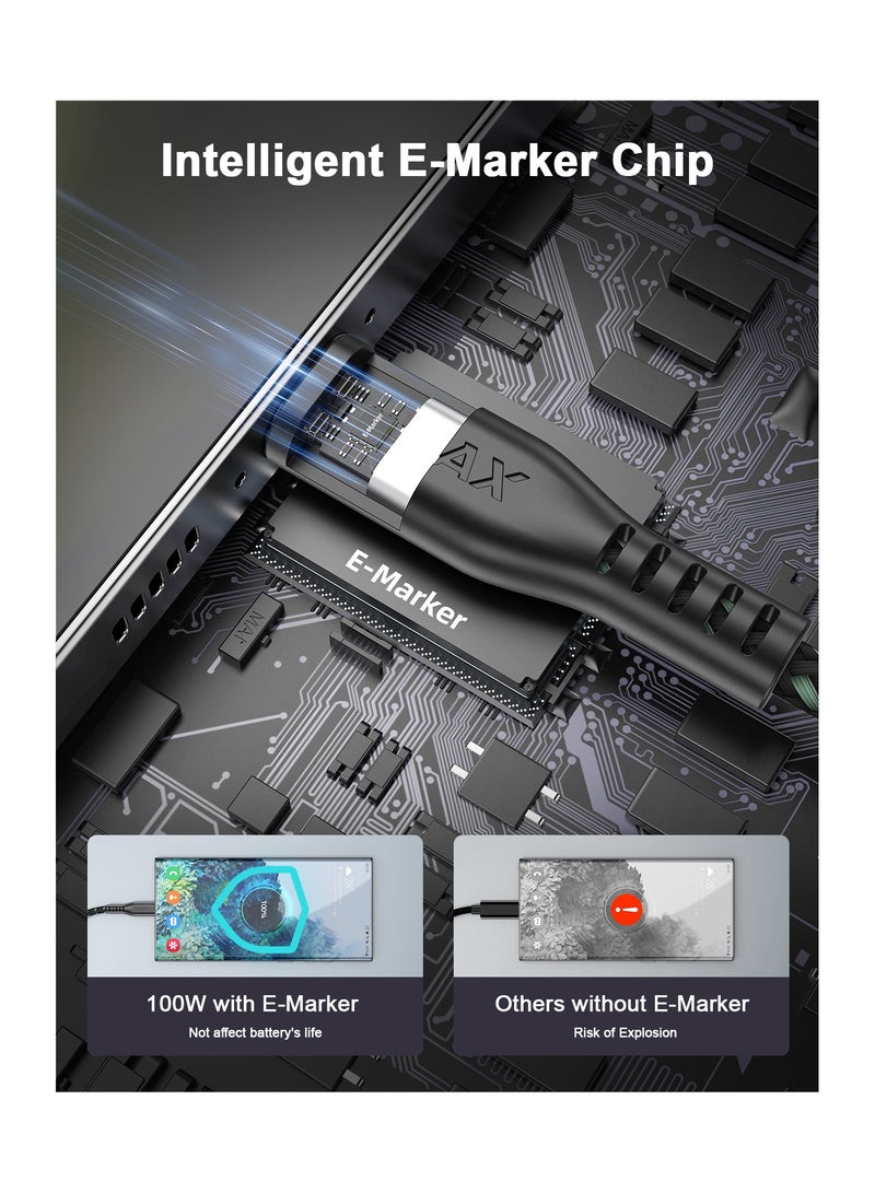 FMAX Type C To Type C Charge Cable  Black For Apple Macbook M1 Max Galaxy and  iphone 15 Pro Max - Iphone 15 - 15 Pro max  60W - Image 5