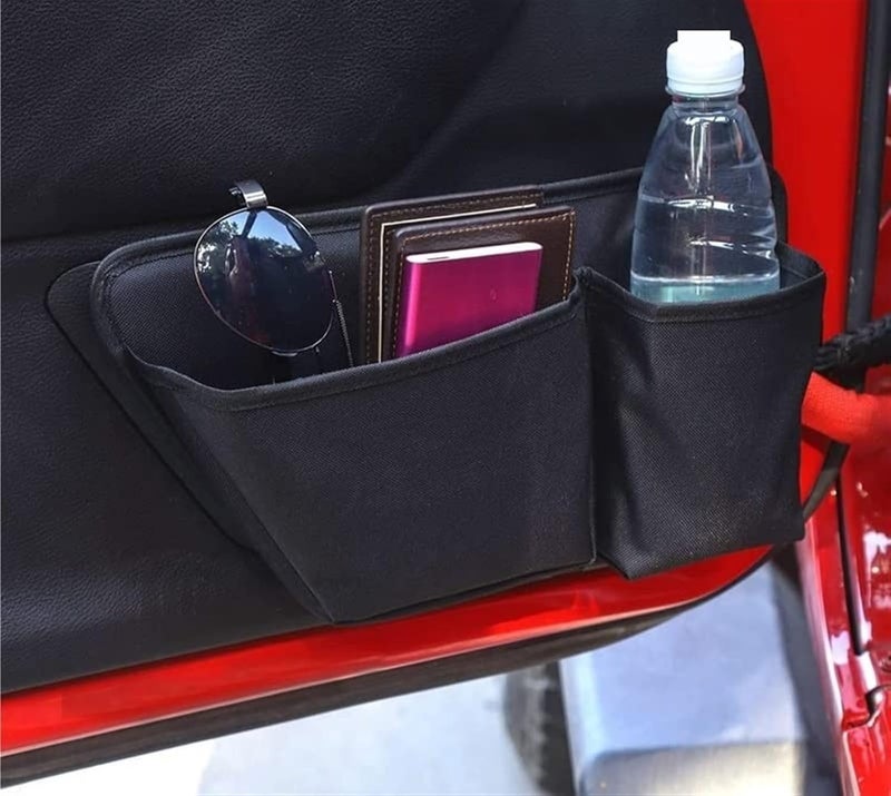 DEMULAX Car Door Storage Bag Organizer for Jeep Wrangler - Image 3