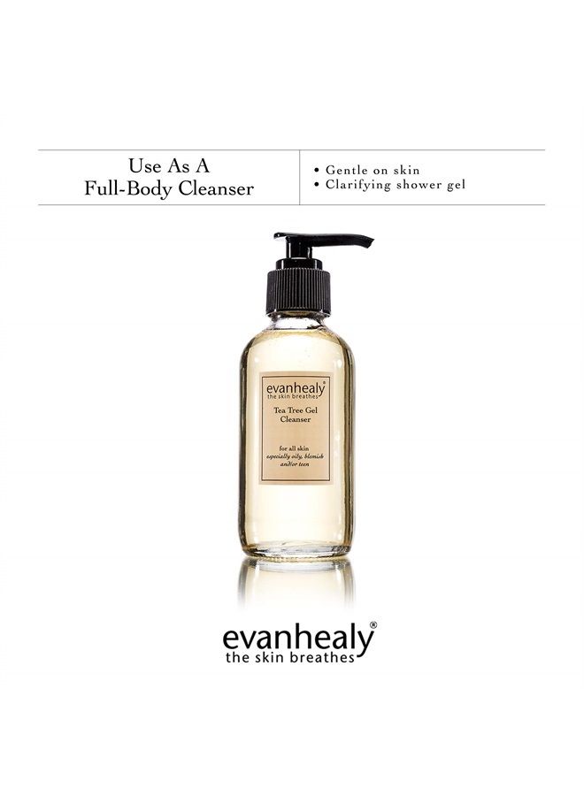 evanhealy Tea Tree Gel Cleanser with Lavender - Non-Detergent Gel for Face & Body - All Skin Types - Image 4