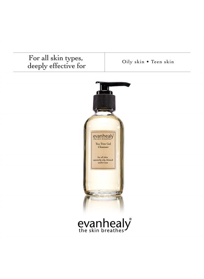 evanhealy Tea Tree Gel Cleanser with Lavender - Non-Detergent Gel for Face & Body - All Skin Types - Image 2