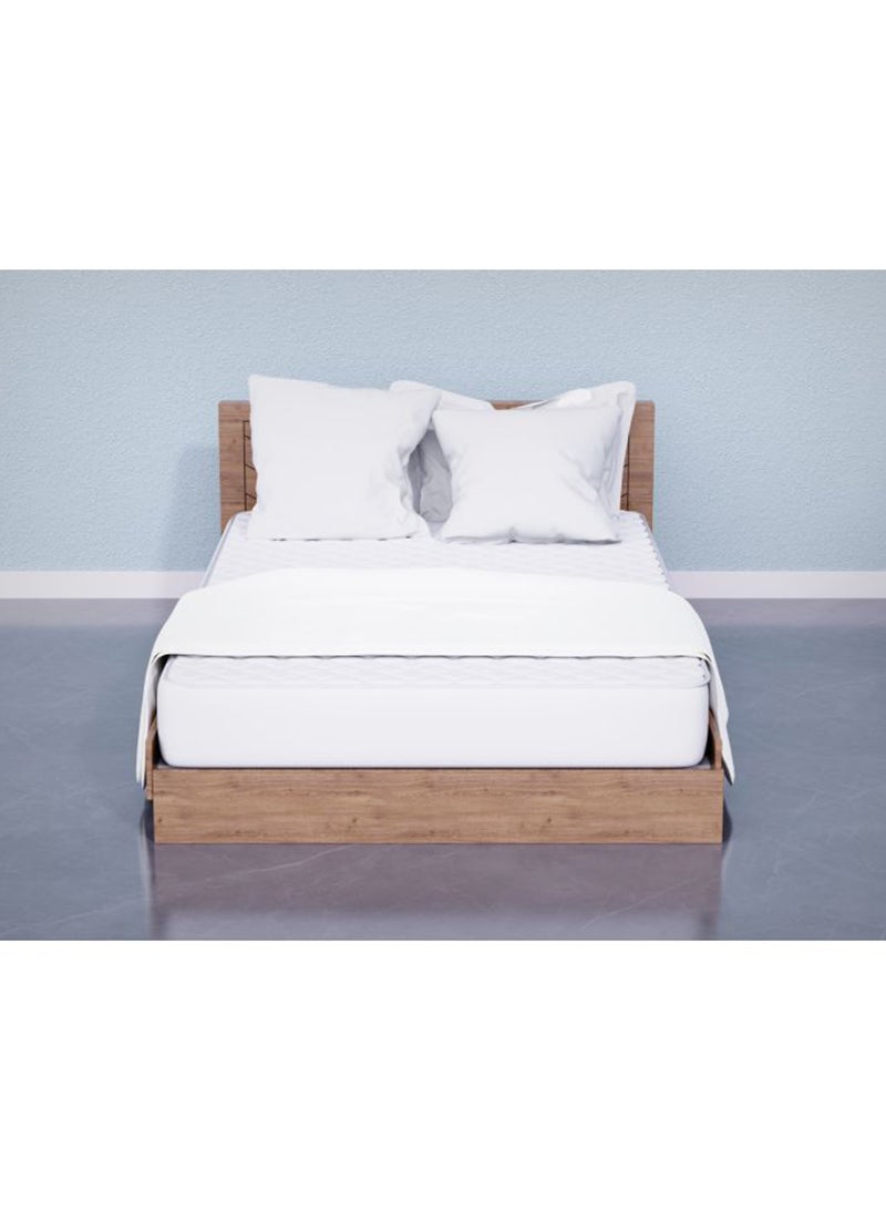 Mahmayi White 100x200x16 cm Single Bed Size Mattress, Memory Foam Mattress for Cool Sleep, Pressure Relief, Foam Mattress for Living Room, Bed Room, Thickness 16 cm - Image 5