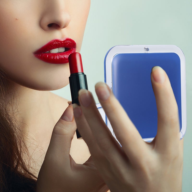 Folding Mirror Portable Makeup Mirror Compact Mirror Pocket Makeup Mirror - Image 3