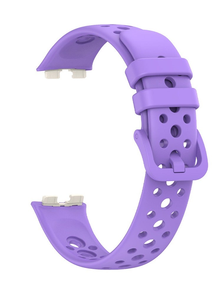 DTBG Soft Silicone Watch Straps, Suitable for Huawei Band 8, Band 9, Band 10 , Waterproof, Breathable and Adjustable Sports Watch Straps  - Image 2