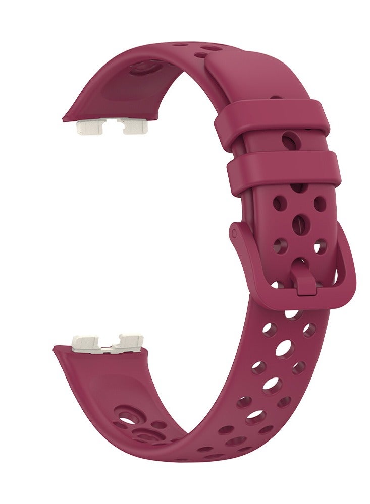 DTBG Soft Silicone Watch Straps, Suitable for Huawei Band 8, Band 9, Band 10 , Waterproof, Breathable and Adjustable Sports Watch Straps  - Image 3
