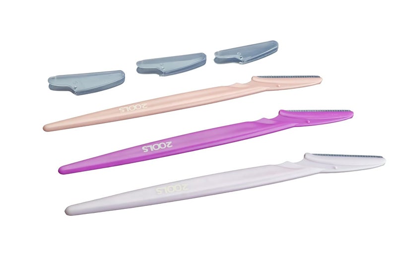 2ools Reusable Face Razor for Women Facial Hair- 3 Razors | Instant & Painless Hair Removal | For Eyebrows, Upper Lip, Forehead, Peach Fuzz, Chin and Sideburns | Dermaplaning Tool (TSOF8402) - Image 3