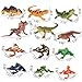 Sienon 12PCS Reptile Lizard Animals Figures Mini Plastic Realistic Cold Blooded Amphibian Frog Jungle Chameleon Rainforest Character Toys for Kids Educational Halloween Prank Props Diorama Easter Eggs - Image 4