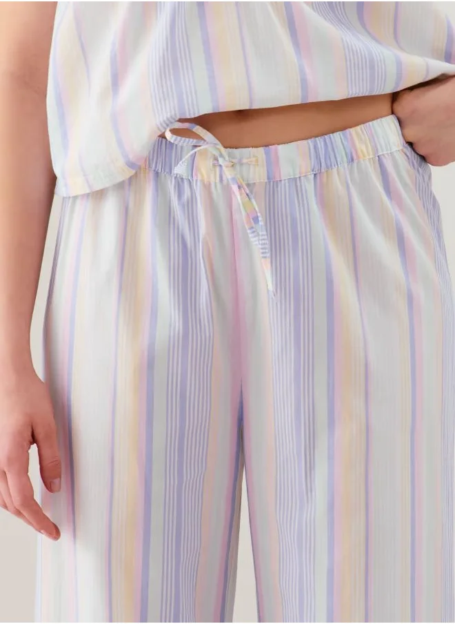 UNDIZ Cotton striped trousers