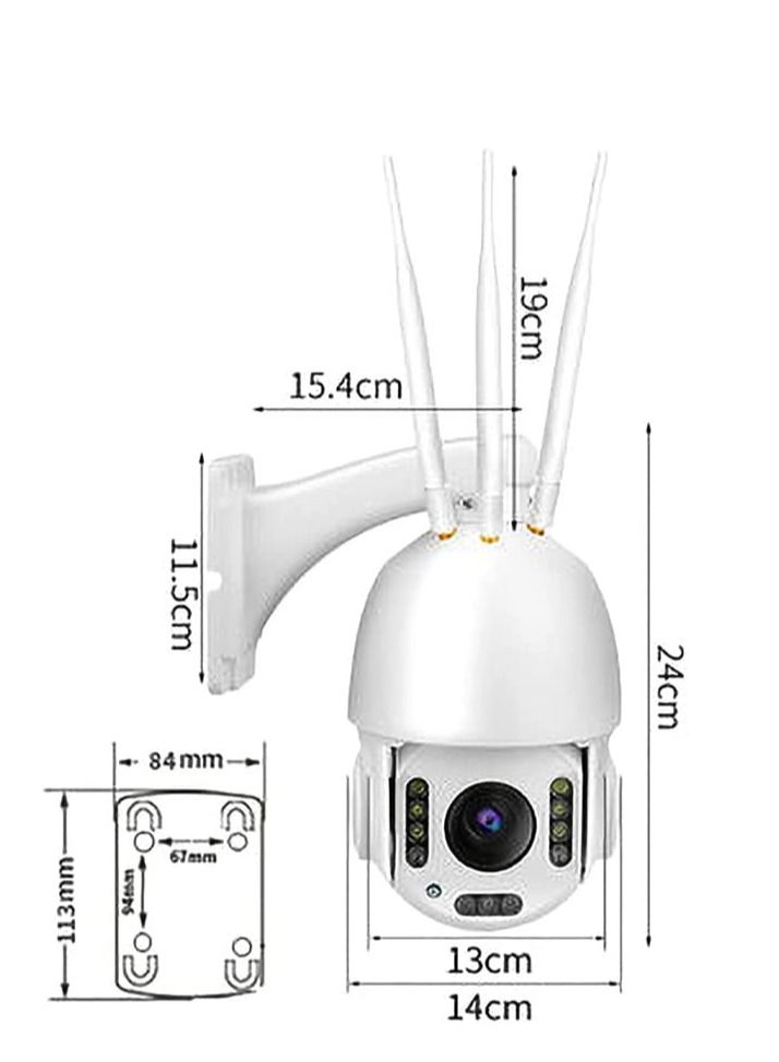 4G Ball Machines 18X Camera Humanoid Detection & Auto Tracking Camera Tf Card 128G - Image 5
