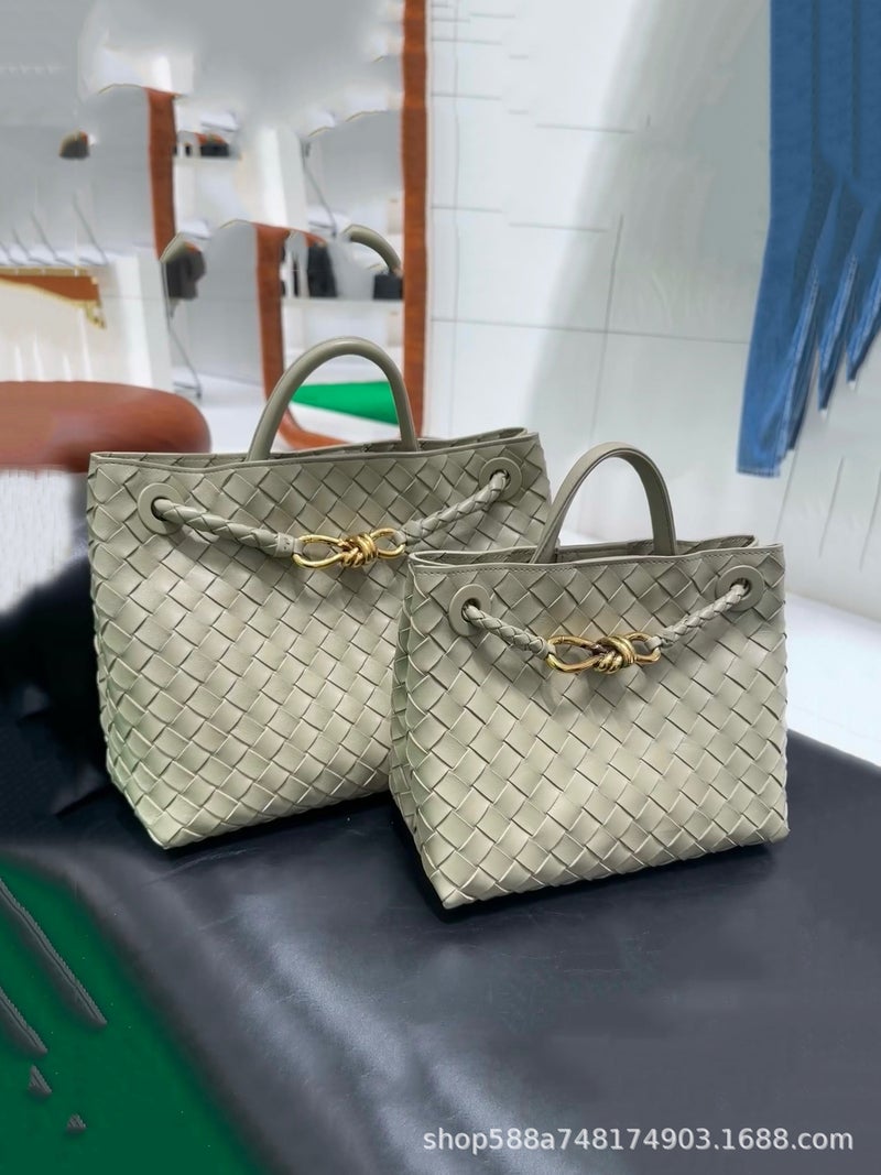 Handwoven Handbag Womens Fashion Commuter Bag Underarm Tote Shoulder Crossbody Bag Special Shape Chinese Origin Large cave stone green high quality in stock 