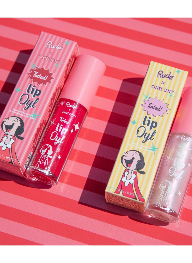 Rude Rude Olive Oyl Tinted Lip Oyl Unapologetic  - Image 2
