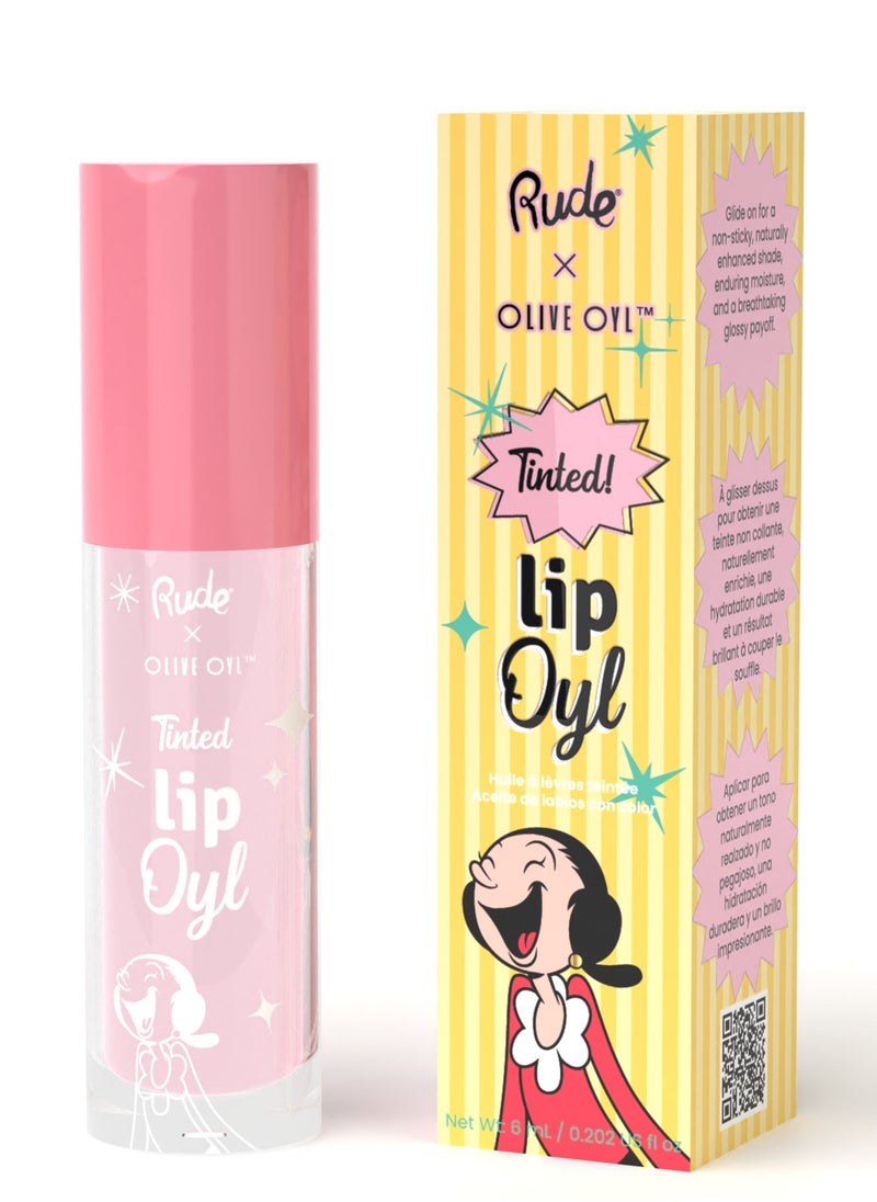 Rude Rude Olive Oyl Tinted Lip Oyl Unapologetic  - Image 1