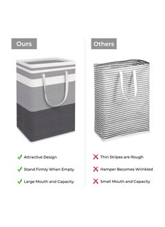 2 Pack Laundry Basket, Collapsible Laundry Bag with Easy Carry Handles, Freestanding Laundry Hamper for Clothes, Blankets, Cushions - pzsku/Z0504DA56A24C5A6124FFZ/45/_/1699934103/d14542ff-d840-46e0-a691-6e850d9663ff