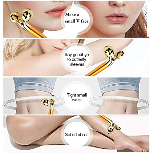 Concepta Face Massager Machine For Facial – T-Shaped and V-Shape Roller for Forehead, Cheek, Neck, Clavicle and Arms - Waterproof Face Massage Tool for Glowing Skin - Image 4