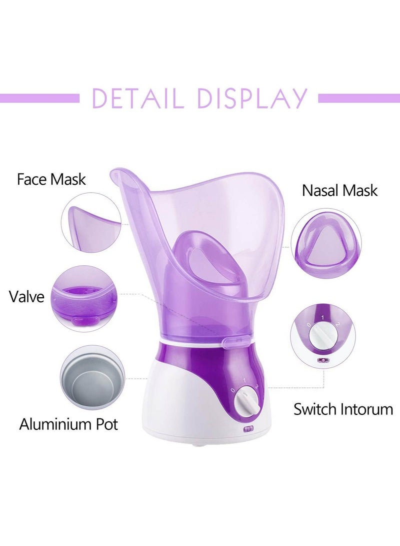 Mi Techo Portable Beauty Moisturizing Facial Steamer With LED Power Indicator And Steam Control - Image 2
