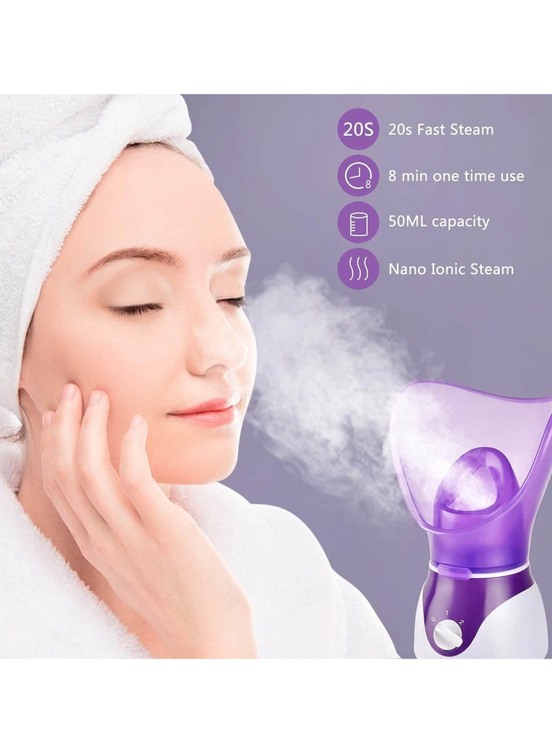 Mi Techo Portable Beauty Moisturizing Facial Steamer With LED Power Indicator And Steam Control - Image 4