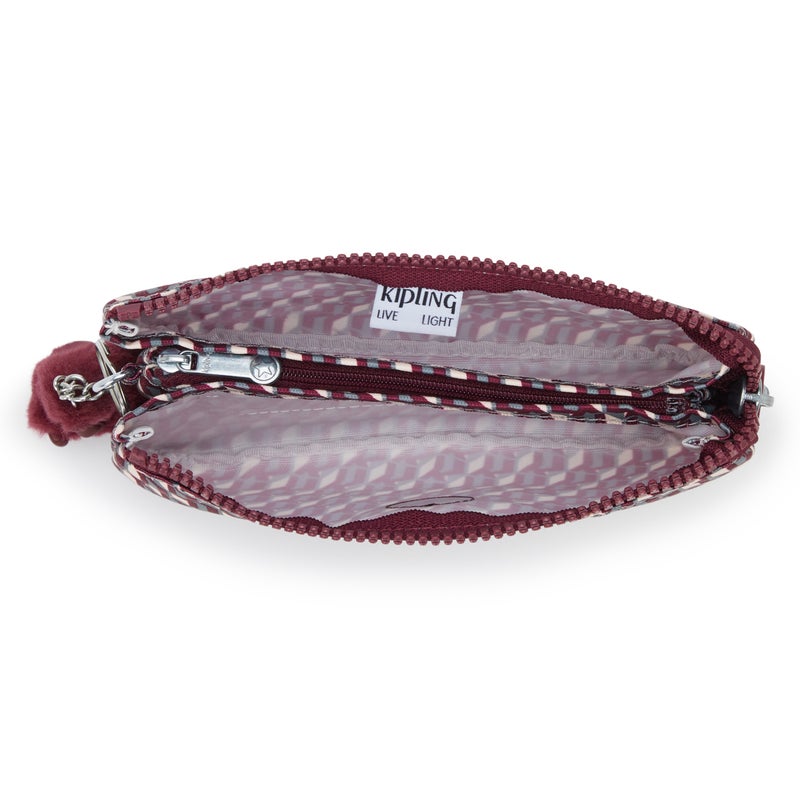 kipling Creativity L 3Dk Wine Large Purse - Image 3