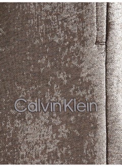 CALVIN KLEIN Men's Shorts - Knit Shorts - Sportswear - Cotton , Grey  - Image 5