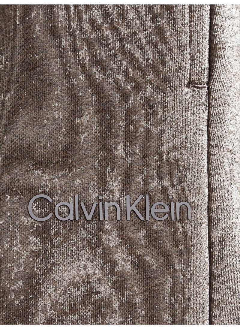 CALVIN KLEIN Men's Shorts - Knit Shorts - Sportswear - Cotton , Grey  - Image 5