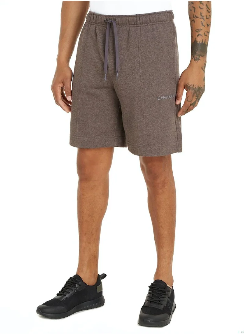 CALVIN KLEIN Calvin Klein Men's Shorts - Knit Shorts - Sportswear - Cotton , Grey