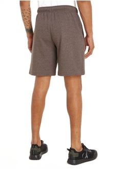 CALVIN KLEIN Men's Shorts - Knit Shorts - Sportswear - Cotton , Grey  - Image 3