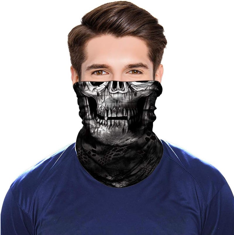 TERNNK Neck Gaiter Shield Scarf Bandana Face Mask Seamless UV Protection for Motorcycle Cycling Riding Running Headbands - Image 3