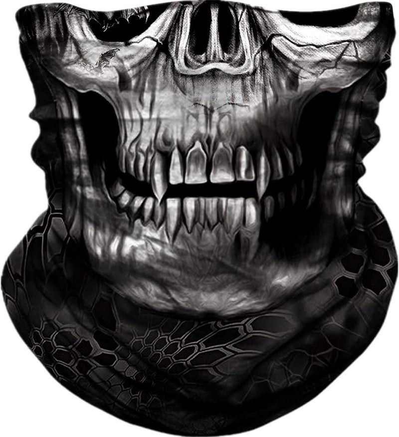TERNNK Neck Gaiter Shield Scarf Bandana Face Mask Seamless UV Protection for Motorcycle Cycling Riding Running Headbands - Image 1