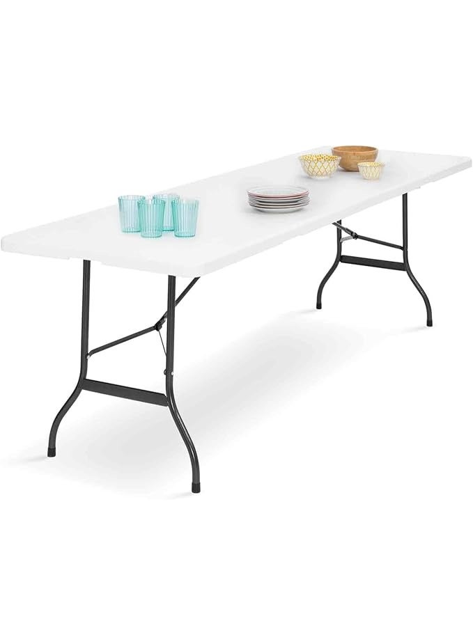 Generic Foldable Portable Side Table – 180cm – Steel Frame – Multipurpose for Camping or Events - Image 1