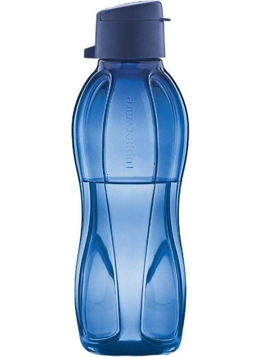 Tupperware 500 ml Dark Blue Eco Bottle (Practical Cap) 