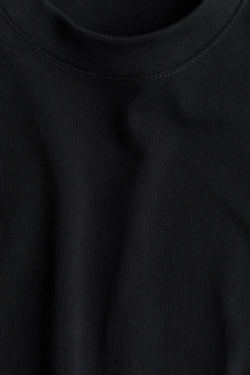 H&M Minimalist Black Maxi Dress