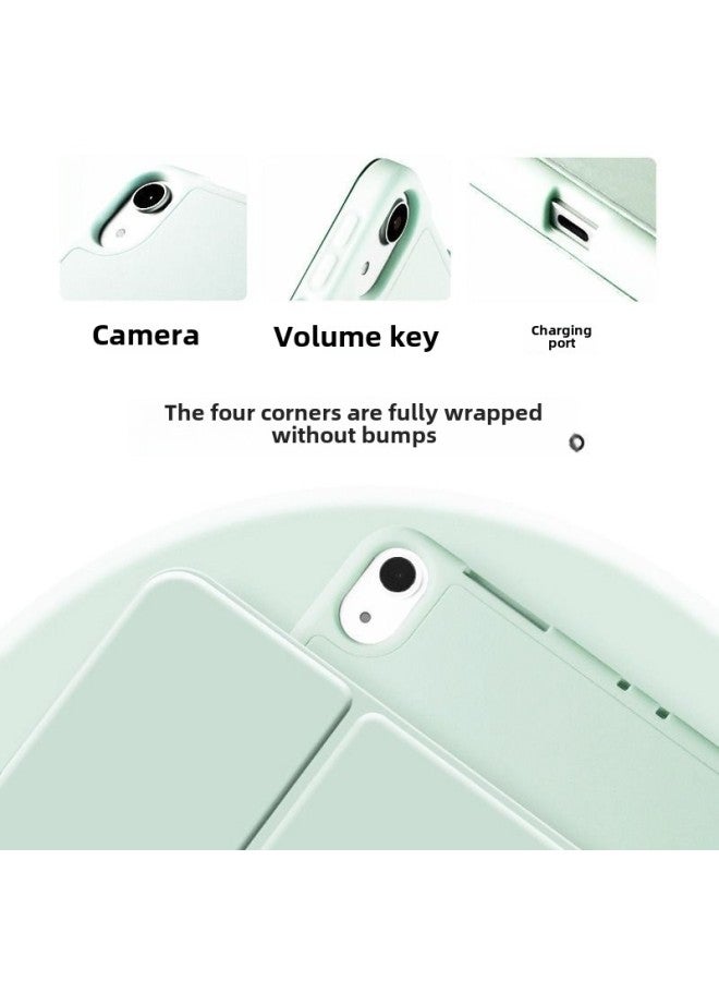 جراب حماية لجهاز iPad 2022/2021 Air4/5، جراب حماية من الجيل التاسع، مسطح 78، مضاد للسقوط، 3 جراب ناعم - اللون: Mini6 8.3 بوصة - الطراز الملائم: (أرجواني) - Image 5